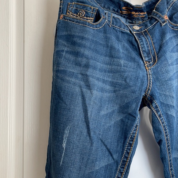 Plus Size Seven7 Crop Denim Jeans - Picture 7 of 11